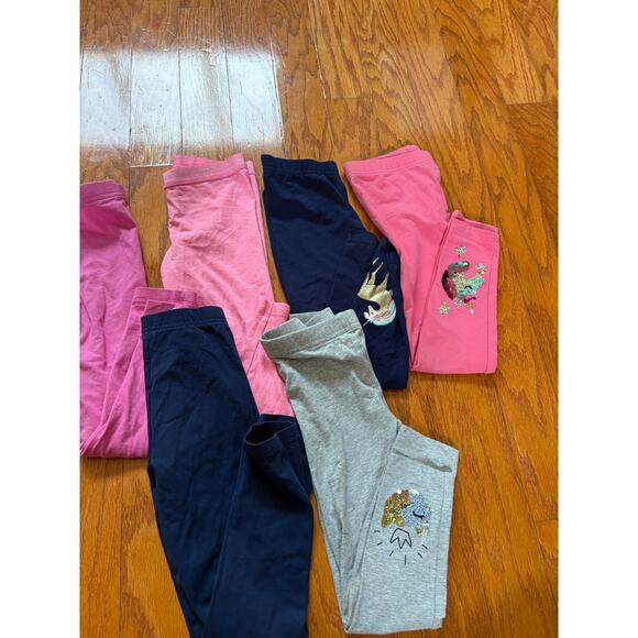 HUGE Lot 6 Pairs Carter's Girls 6/6X Leggings 0 - Picture 4 of 5